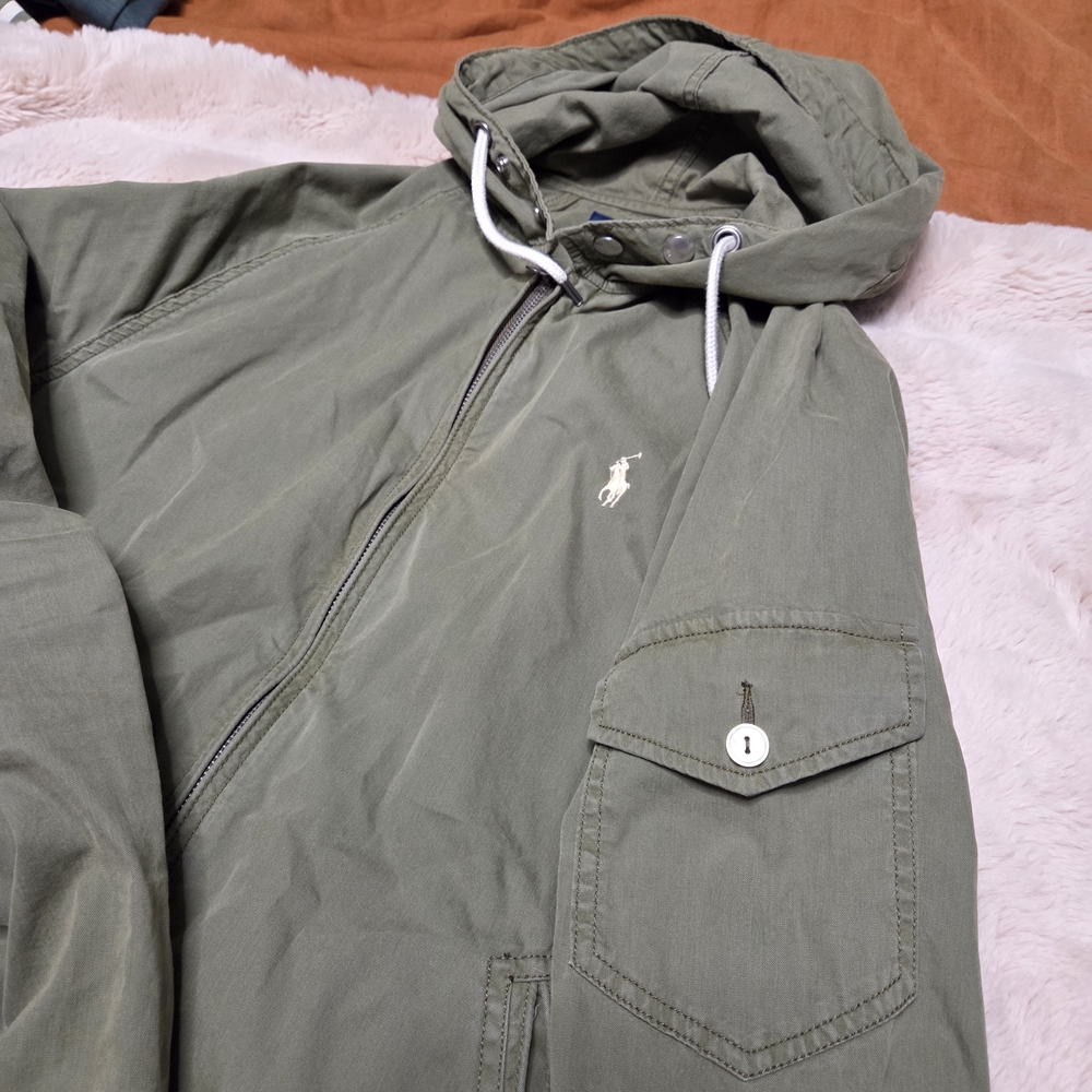 Polo by Ralph Lauren Olive Green Hooded Jacket for Men - Picture 5 of 7